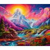 Norimpex diamantové maľovanie Prechádzka krajinou 30 x 40 cm
