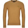 Lyle & Scott Mikiny Cotton Merino Crew Neck Jumper Hnedá Lyle & Scott Mikiny Cotton Merino Crew Neck Jumper Hnedá