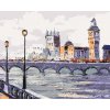 ZUTY Maľovanie podľa čísel POHĽAD NA LONDÝN Rámovanie bez rámu a bez vypnutia plátna Rozmer 80 x 100 cm