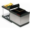 Gollinucci Výsuvný odpadkový kôš LINEA 450mm - 1x16L + 1x7,5L / Nerez Gollinucci Výsuvný odpadkový kôš LINEA 450mm - 1x16L + 1x7,5L / Nerez