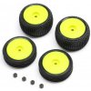 Losi kola s pneu žlutý disk (4): Micro-B (LOS-1762) Losi kola s pneu žlutý disk (4): Micro-B (LOS-1762)