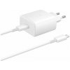 SIEŤOVÁ nabíjačka SAMSUNG so zásuvkou typu C (10 V / 3A, 45 W, podpora rýchleho nabíjania PD3.0 + kábel typu C) BIELA (EP-TA845) SIEŤOVÁ nabíjačka SAMSUNG so zásuvkou typu C (10 V / 3A, 45 W, podpora rýchleho nabíjania PD3.0 + kábel typu C) BIELA (EP-TA845)