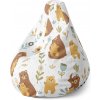 Sablio Sedací vak Pear Medvede - 140 x 100 x 25 cm Sablio Sedací vak Pear Medvede - 140 x 100 x 25 cm