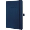 Sigel Zápisník CONCEPTUM linajkový tmavomodrý mäkká väzba 135 x 210 mm