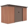 Záhradný domček G21 GRAH 483 - 340 x 142 cm, hnedý 6390092 Záhradný domček G21 GRAH 483 - 340 x 142 cm, hnedý 6390092