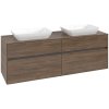 VILLEROY & BOCH Collaro závesná skrinka pod dve umývadlá na dosku, 4 zásuvky, 1600 x 500 x 548 mm, Arizona Oak, C12300VH VILLEROY & BOCH Collaro závesná skrinka pod dve umývadlá na dosku, 4 zásuvky, 1600 x 500 x 548 mm, Arizona Oak, C12300VH