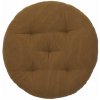 MADAM STOLTZ Okrúhly sedák na stoličku Sugar almond / Black Ø 45 cm MADAM STOLTZ Okrúhly sedák na stoličku Sugar almond / Black Ø 45 cm