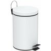 AQUALINE SIMPLE LINE odpadkový kôš okrúhly 3 l, biely 28103 AQUALINE SIMPLE LINE odpadkový kôš okrúhly 3 l, biely 28103