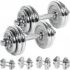 MOVIT 33170 Set jednoručných chrómovaných činiek 2 x 15 kg MOVIT 33170 Set jednoručných chrómovaných činiek 2 x 15 kg