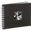 Hama album klasický špirálový FINE ART 24x17 cm, 50 strán, čierna, biele listy - HAMA 1960 Hama album klasický špirálový FINE ART 24x17 cm, 50 strán, čierna, biele listy - HAMA 1960