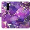 Púzdro iSaprio flip Purple Marble Xiaomi Redmi Note 8 Pro