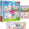 34672 TREFL PUZZLE 4v1 Prasiatko Peppa, PEPPA MILUJE DOBRODRUŽSTVÁ 34672 TREFL PUZZLE 4v1 Prasiatko Peppa, PEPPA MILUJE DOBRODRUŽSTVÁ