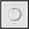 Stmievač s otočným spínačom 40-400VA 230V~/50Hz biely 6173.000 Stmievač s otočným spínačom 40-400VA 230V~/50Hz biely 6173.000