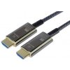 PremiumCord PremiumCord Ultra High Speed HDMI 2.1 optický fiber kabel 8K@60Hz,zlacené 5m PremiumCord PremiumCord Ultra High Speed HDMI 2.1 optický fiber kabel 8K@60Hz,zlacené 5m