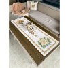 Vianočný gobelínový obrus chenille, Zlatý motív 45 x 140 cm, GO-sl-3 Vianočný gobelínový obrus chenille, Zlatý motív 45 x 140 cm, GO-sl-3