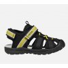 Detské sandále Geox Vaniett black/yellow Veľkosť: 24, Vnútorná dĺžka topánky: 15,8 cm Detské sandále Geox Vaniett black/yellow Veľkosť: 24, Vnútorná dĺžka topánky: 15,8 cm