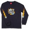 SANTA CRUZ tričko Youth Flaming Dice Dot LS Black BLACK vel. 10-12 SANTA CRUZ tričko Youth Flaming Dice Dot LS Black BLACK vel. 10-12
