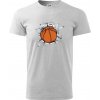 Basketbal lopta v triku - Tričko extra veľké (5-8XL) - 5XL ( Svetlosivý melír ) Basketbal lopta v triku - Tričko extra veľké (5-8XL) - 5XL ( Svetlosivý melír )
