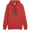 Puma Essentials Logo Lab Hooodie Fl červená