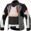 Alpinestars Halo Drystar Jacket Dark Gray/Ice Gray/Black 2XL Textilná bunda