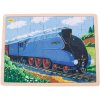 Bigjigs Toys dřevěné historický vlak Mallard 35 dielov