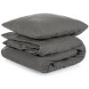 Tom Linen Ľanové detské obliečky Dark Grey 135x100, 40x60 Tom Linen Ľanové detské obliečky Dark Grey 135x100, 40x60