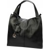 Gregorio kožená kabelka KZ52261 čierna