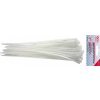 BGS technic BGS 1788 Pásky na viazanie káblov biele 4,8 x 250 mm 50 ks