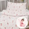 Biante Detské bavlnené posteľné obliečky do postieľky Sandra SA-684 Ružové víly na bielom Do postieľky 100x135 a 40x60 cm Biante Detské bavlnené posteľné obliečky do postieľky Sandra SA-684 Ružové víly na bielom Do postieľky 100x135 a 40x60 cm