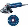 BOSCH Uhlová brúska GWS 9-125 S + 1x deliaci kotúč X-LOCK Carbide Multi Wheel 0615990N3G BOSCH Uhlová brúska GWS 9-125 S + 1x deliaci kotúč X-LOCK Carbide Multi Wheel 0615990N3G
