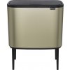 Brabantia odpad.kos Bo Touch Bin vo farbe sampanského 3 x 11 L
