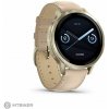 Garmin VENU 4 (41 mm) hodinky, beige/lunar gold + leather Garmin VENU 4 (41 mm) hodinky, beige/lunar gold + leather