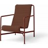 HAY Textilný podsedák Palissade Lounge Chair High Quilted Cushion, iron red HAY Textilný podsedák Palissade Lounge Chair High Quilted Cushion, iron red
