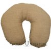 BAKA NATURE Cestovný Krčný vankúš PODKOVA 35cm x 30cm v ĽANE - Farba: natural BAKA NATURE Cestovný Krčný vankúš PODKOVA 35cm x 30cm v ĽANE - Farba: natural