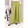 Kesi Dámske bavlnené nohavice Plus Size s voľným strihom Farba: Béžová - tmavo, Veľkosť: UNI Kesi Dámske bavlnené nohavice Plus Size s voľným strihom Farba: Béžová - tmavo, Veľkosť: UNI