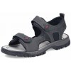 Pánske sandále RIEKER 25055-00 čierna S6 47 Pánske sandále RIEKER 25055-00 čierna S6 47