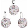 Sada šperkov s kryštálmi Swarovski náušnice a prívesok ružové okrúhle 39117.3 Magic rose Sada šperkov s kryštálmi Swarovski náušnice a prívesok ružové okrúhle 39117.3 Magic rose