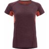 Dámske funkčné tričko Devold Running Merino 130 T-Shirt Wmn Veľkosť: L / Farba: fialová