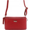 Dámska červená kožená ľadvinka crossbody Dámska červená kožená ľadvinka crossbody