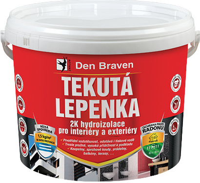 DEN BRAVEN Tekutá lepenka 2K 400 7 kg