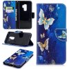 Puzdro pre Samsung Galaxy S9 Plus Motýľ modré Puzdro pre Samsung Galaxy S9 Plus Motýľ modré