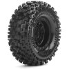 Louise RC CR-UPHILL 1.0 Kompletní 1/18 a 1/24 crawler kola s černými disky pro 7 mm hex 2 ks