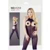 NO:XQSE - otvorený overal na sex s golierom - čierny S-L NO:XQSE - otvorený overal na sex s golierom - čierny S-L