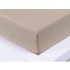 XPOSE® Jersey plachta - kávová 200x220 cm, Jersey XPOSE® Jersey plachta - kávová 200x220 cm, Jersey