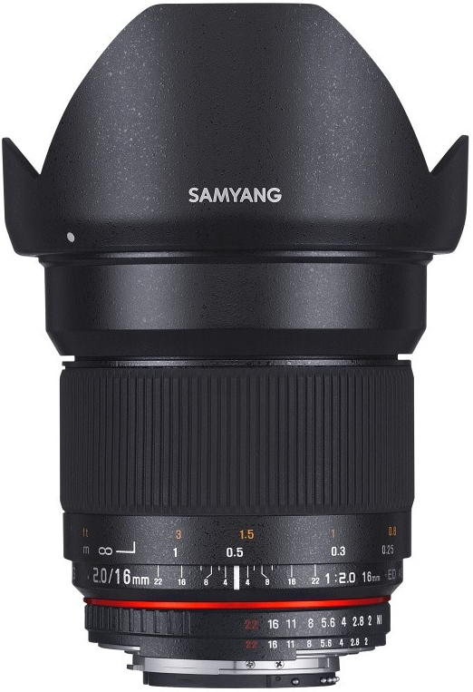 Samyang 16mm f/2 Sony