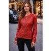 Max Original Leather Dámska kožená bunda MADI red Farba: Red, Veľkosť: XL 50-52 Max Original Leather Dámska kožená bunda MADI red Farba: Red, Veľkosť: XL 50-52