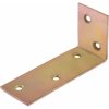 Konštrukčný uholník žlto pozinkovaný 80 mm x 40 mm x 30 mm Konštrukčný uholník žlto pozinkovaný 80 mm x 40 mm x 30 mm