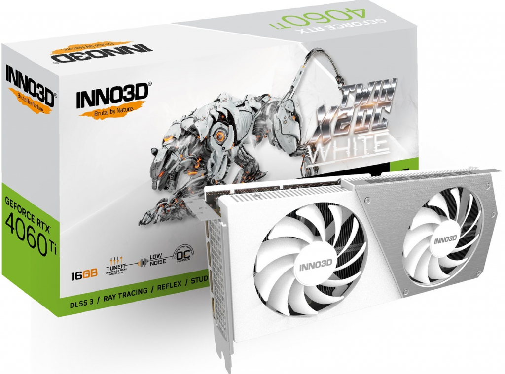 Inno3D GeForce RTX 4060 Ti 16 GB GDDR6 N406T2-16D6X-178055W