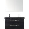 Kúpeľňová zostava Sanox Seville prírodný kameň skrinka 100 cm 2 otvory dub čierny Kúpeľňová zostava Sanox Seville prírodný kameň skrinka 100 cm 2 otvory dub čierny
