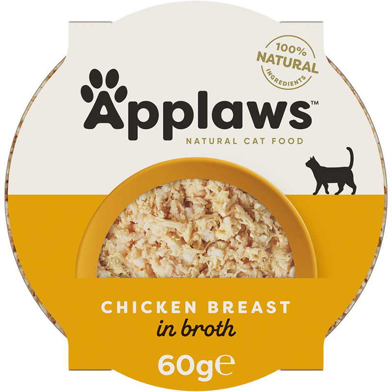 Applaws Cat kuřecí prsa s rýží 60 g